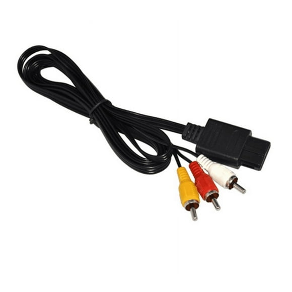 MKHSQHDG Today's Deals for Nintendo 64 N64 /Ngc Game Audio Video A/V Cable Cord Wire