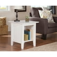 thumbnail image 1 of AFI Nantucket Solid Wood Transitional End Table in White, 1 of 9