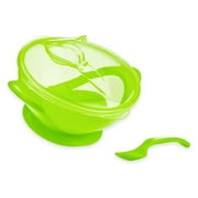 Nuby Easy Go Suction Bowl and Spoon Set in Green