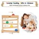thumbnail image 3 of Juguete Montessori de Caída de Pelotas MORITECK, Rastreador de Pelotas de Madera para 1-3 Años, 3 of 6