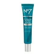 No7 Protect & Perfect Intense Advanced Serum with Collagen Peptides and Hyaluronic Acid for All Skin Types, 1 oz