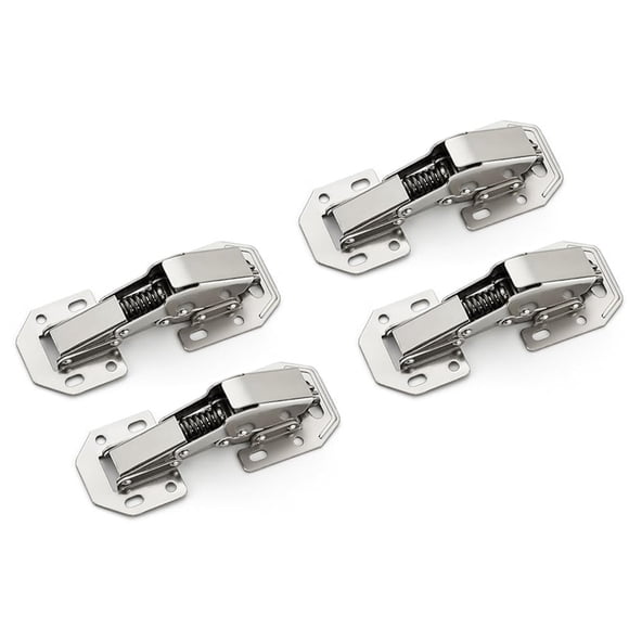 2 Pack Concealed Hinge Soft Closing Mount Kitchen Cabinet Hinge 4
