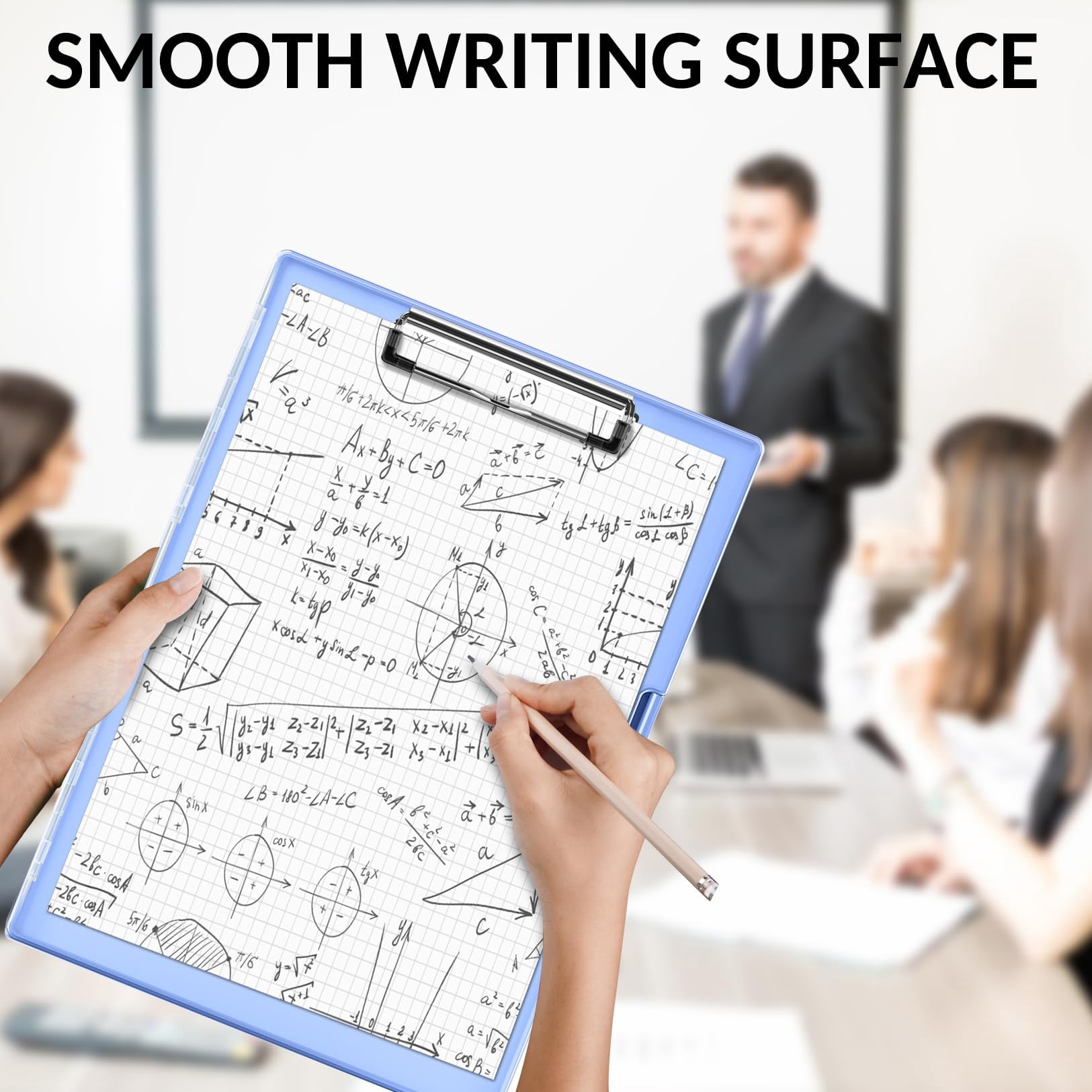 Clipboard With Storage  Heavy Duty Cleaview Clip Boards 8.5x11 Dual Dry Erase Plastic High Capacity Clipboards Folder For Teacher Nurse School & Office Supplies