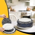 thumbnail image 5 of NOGIS 60 Pcs Felt Plate Dividers, 5”/7.5”/10.5” Round Thick Soft Felt Plate Dish Separator Protectors for Porcelain, China, Dishes & Saucers Stacking and Package, Grey, 3 Sizes, 5 of 7