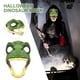 thumbnail image 1 of Máscara de dinosaurio de látex para fiesta de disfraces de Halloween Wdftyju verde, 1 of 9