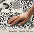 thumbnail image 6 of ODIKA 9'x12' Washable Area Rug Low Pile, Flatwoven, Layout Boneless Couch Cowboy Hid Fake Classroom Print Spotted Cow Playful for Great Room, Indoor Concept, Large Living, 6 of 7