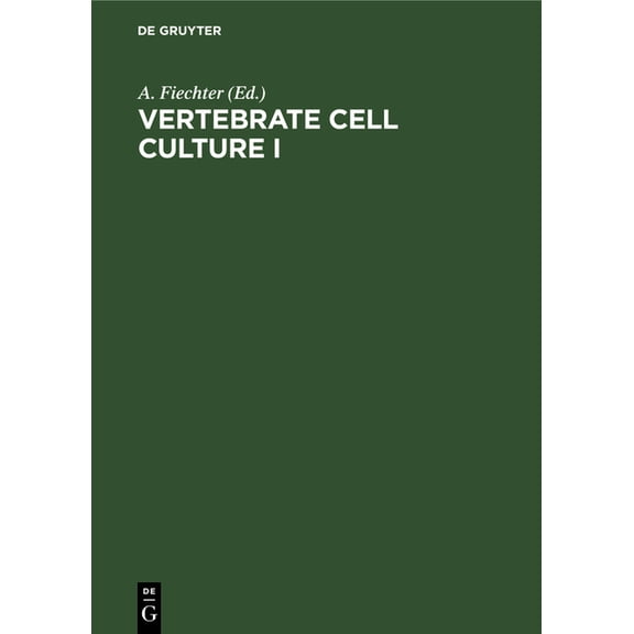 Vertebrate Cell Culture I, (Hardcover)