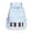 Blue#1, variant on Polka Dot Piano‑Themed Backpack, 16.93In X 11.81In X 5.12In Back To School Bag, Music Note Print & Star Zipper Charm For Campus & Commute (Black)