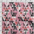 thumbnail image 3 of Soimoi Animals Print,Cotton Poplin, Sewing Fabric Sold by The Yard 42 Inch Wide,Sewing Craft Quilting/Quilt Making Fabric, Rose Pink, 3 of 5