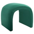 thumbnail image 3 of SAFAVIEH Kibo Modern Style n Shape Ottoman, Emerald ( 20.1 in. W x 18.3 in. D x 18.5 in. H), 3 of 9