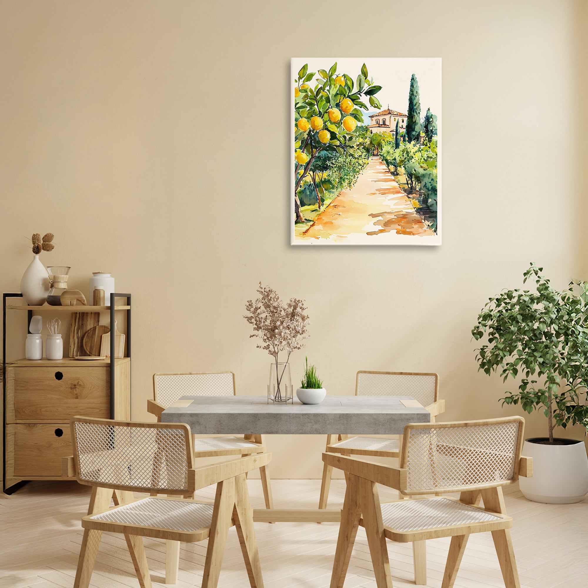 Stupell Industries Lemon Grove Pathway Canvas Wall Art, design by LSR Design Studio