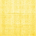 thumbnail image 1 of Ahgly Company Indoor Square Persian Yellow Traditional Area Rugs, 7' Square, 1 of 4