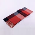 thumbnail image 3 of Womens Winter Warmer Tartan Scarf Large Check Tassels Shawl Wrap Scarves, 3 of 3