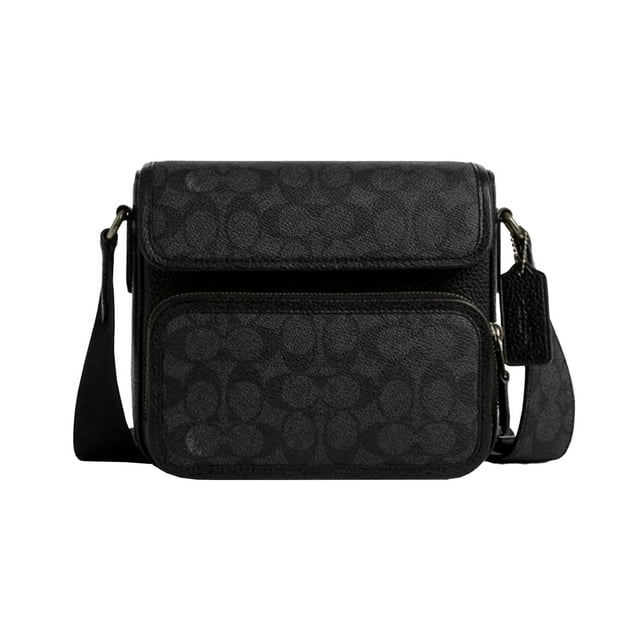 Coach Bandolera para Hombre – Sullivan Flap de Cuero, Diseño Elegante y Funcional
