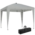 thumbnail image 1 of Outsunny 10 x 10 ft Pop Up Canopy Tent with Central Light, UPF 50+, 1 of 10
