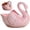 Pink Garden Pots, variant on Swan Planter, Cute Elegant Swan-Shaped Succulent Pots, Simple Ceramic Pots for Plants, Decorative Flower Pot for Home, Office