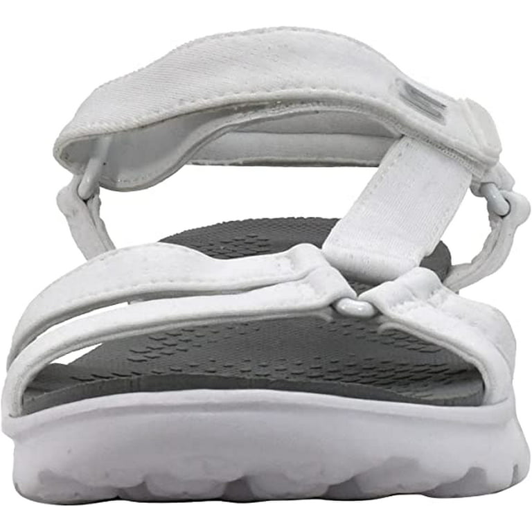 Skechers Women's The Radiance Sport Sandal White/Grey 10 - Walmart.com