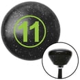 thumbnail image 1 of American Shifter  Green Ball No.11 Black Retro Metal Flake Shift Knob with M16 x 1.5 Insert Shifter, 1 of 1