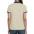 thumbnail image 4 of Women's Shirts Short Sleeve Quick Dry Collared Shirts Business Casual Work Tops Athletic Tennis Golf Clothes Golf Work Top Women, 4 of 6