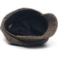 thumbnail image 5 of YooGuoGuo Plaid 8 Panels Newsboy Caps for Women Girls Winter Black Grey Vintage Tweed Painter Hat Ivy Visor Brim Berets, 5 of 6