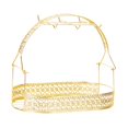 thumbnail image 2 of jifeng Bottle Rack Kitchen Organizer Home Metal Gift Versatile Minimalist with Storage Oval Gold, 2 of 9