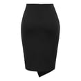 thumbnail image 2 of keepw Jupe Crayon Taille Haute Surélevée Mode pour Femmes Classique Bordeaux L, 2 of 6