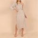 thumbnail image 1 of Vestido largo plisado para mujer estilo elegante holgado con cintura elástica ropa de fiesta FLhrweasw Nuevo, 1 of 9