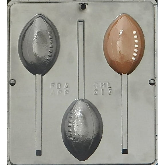 213 Football Pop Lollipop Chocolate Candy Mold