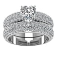 thumbnail image 1 of EDHITNR Clearance Shiny Jewelry Full Diamond Rings Wedding Bridal Rings Promise Rings Black and Friday Deals 90% off, 1 of 1