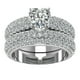 thumbnail image 1 of Fiudx Ofertas de la semana Joyas brillantes Anillos llenos de diamantes Anillos de boda Anillos de novia Anillos de promesa, 1 of 2