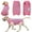 Pink, variant on YANGUMGUAN Dog Surgical Recovery Suit Dog Cat Onesie after Surgery, Recovery Suit for Female Male Dogs Cats, Pink M