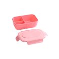 thumbnail image 2 of RRJ Boîte à Lunch en Silicone Micro-Ondable, Boîte Bento à 3 Compartiments pour Préparation de Repas, Récipient de Stockage Alimentaire Réutilisable, Boîte à Lunch Étanche et Compatible Congélateur pour Bureau, Étude, Maison, 2 of 6