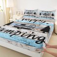 thumbnail image 3 of Castle Fairy Teens Camping Car Full Size Sheets 4-Piece,Adventure Theme Breathable Bed Sheets,Lodge Cabin Lightweight Sheet Sets,Breathable Home Decor, 3 of 7