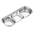 thumbnail image 4 of Plato dividido con rejillas,Rejillas Plato dividido Plato de Cuencos para mojar Plato de barbacoa,Recipiente de acero inoxidable para s para mojar,Tazas para s Tazones para, 4 of 8