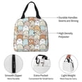 thumbnail image 2 of Kdxio Lovely Bear Print Insulated Lunch Bag,Reusable Tote Lunch Box for Women Men,Leakproof Cooler Lunch Bags for Work Office Travel Picnic, 2 of 6