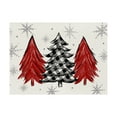 thumbnail image 1 of Christmas Tree Decorations Winter Christmas Tree Placemats 12X18 Inches Christmas Holiday Table Mats for Party Kitchen Dining Room Decoration Christmas Decorations Indoor, 1 of 6