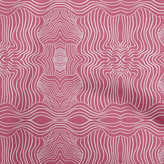 oneOone Cotton Cambric Pink Fabric Moire Diy Clothing Quilting Fabric Print Fabric By Yard 56 Inch Wide