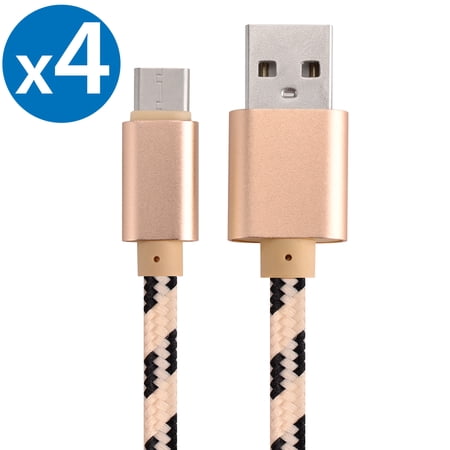 4x 3FT USB Type C Cable Fast Charging Cable USB-C Type-C 3.1 Data Sync Charger Cable Cord For Samsung Galaxy S9 S9+ Galaxy S8 S8 Plus Nexus 5X 6P OnePlus 2 3 LG G5 G6 V20 HTC M10 Google Pixel XL price history on PriceWatchPro