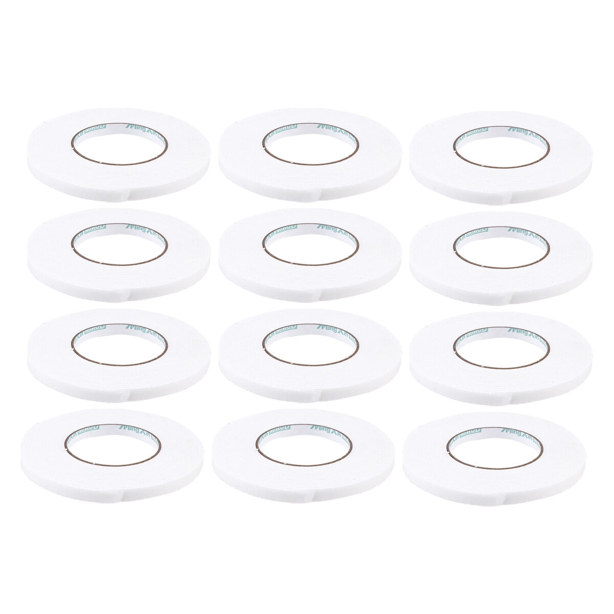 12 Rolls Practical Doublesided Tape Useful Adhesive Tape Window Door Seal Strip for Home Office