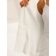 thumbnail image 5 of CHALECO DE OFICINA CON CINTURÓN Y HEM PEPLUM DE BOTONES Y COLLAR EN PICO SIN MANGAS PARA MUJERES INSPIRE CHIC TALLA XS BLANCO, 5 of 6