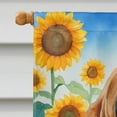 thumbnail image 7 of Bloodhound in Sunflowers House Flag 28 in x 40 in, 7 of 7