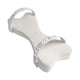 thumbnail image 4 of Accesorios de espuma de almohada de pierna Mejora postura ergonómica de alivio de edad avanzada soporte de soporte de almohada de soporte Gris, 4 of 7