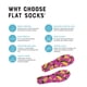 thumbnail image 2 of Calcetines planos No Show Socks Taco 'Bout It, lavables para hombre y mujer, 2 of 6