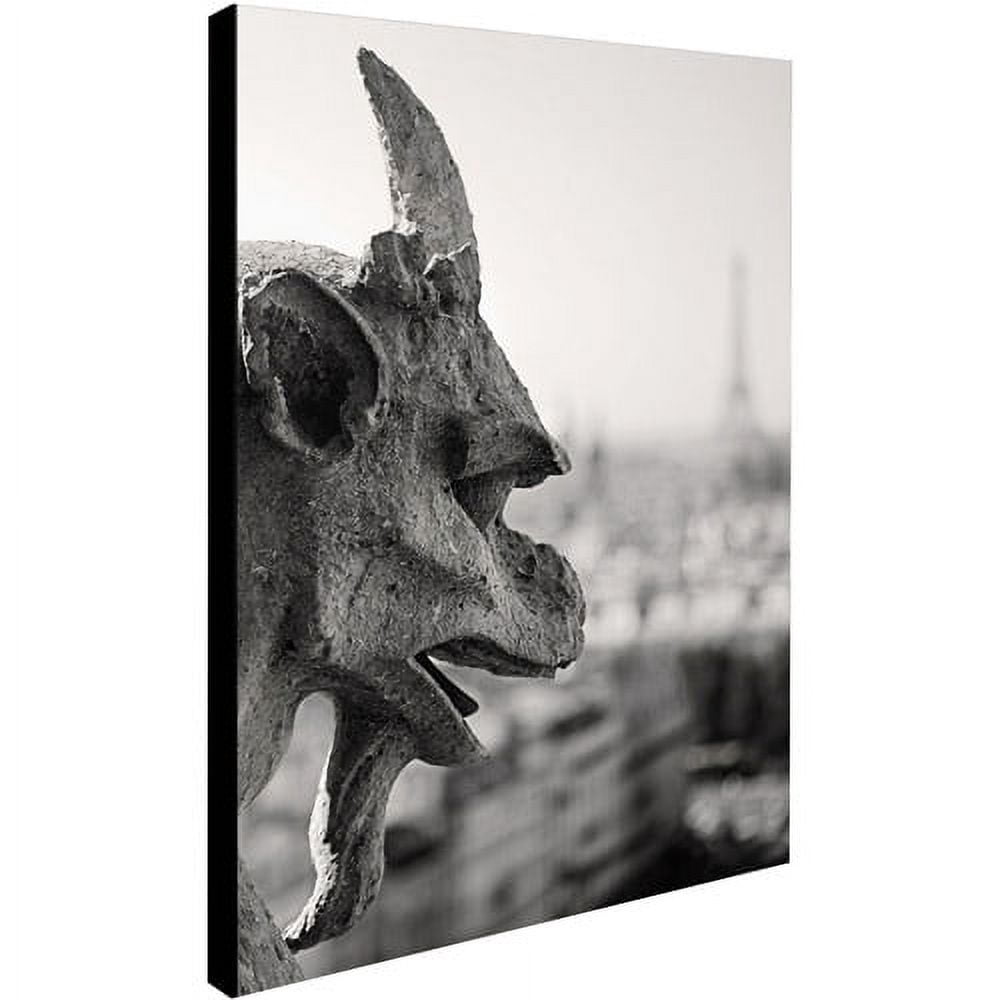 Trademark Fine Art "Gargoyle Paris" Canvas Art by Pierre Leclerc