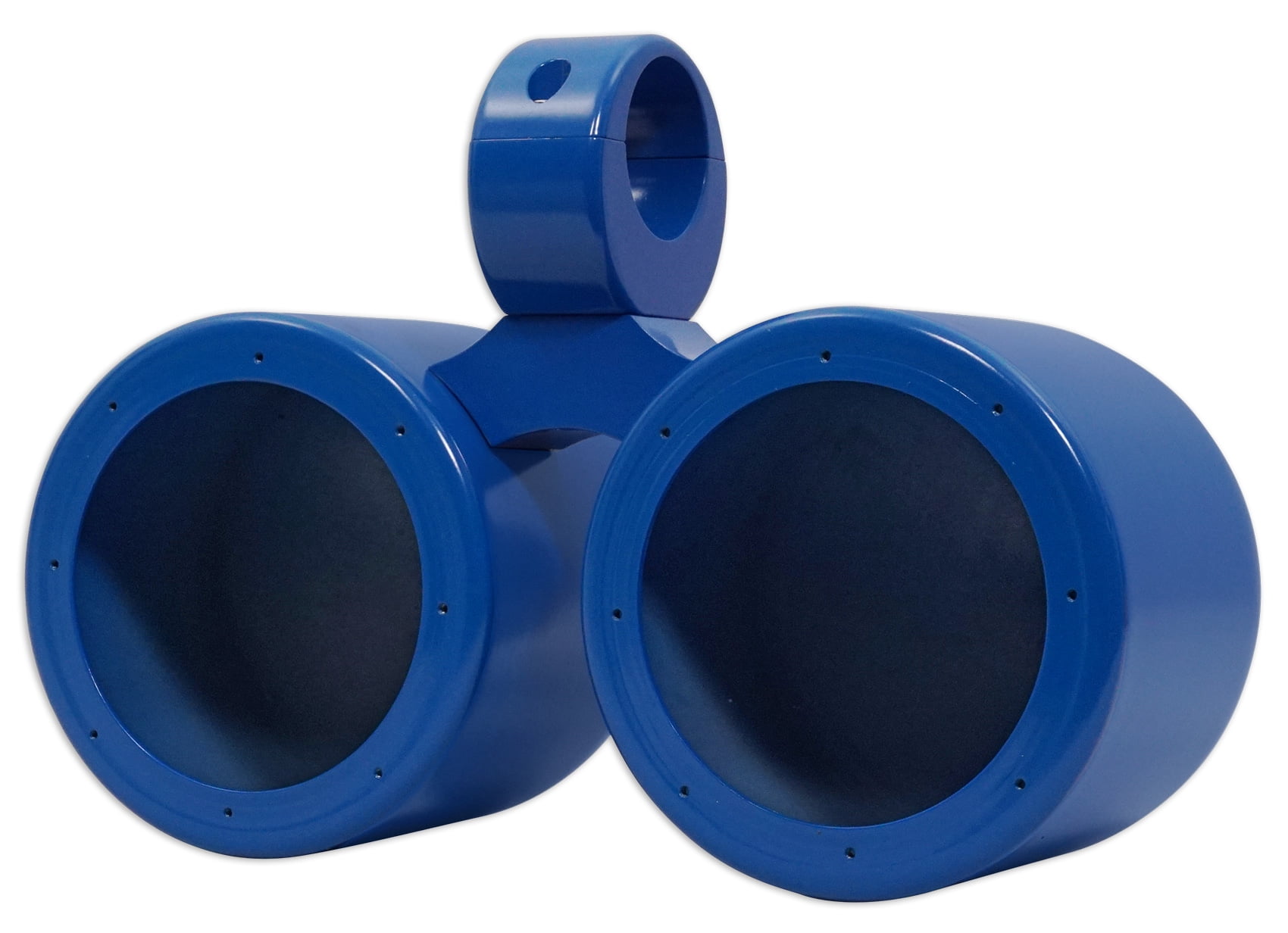 Rockville DMAC65Blue Dual 6.5" Aluminum Metal Wakeboard Tower Speaker