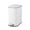 White, variant on QinaQin 12 Liter Stainless Steel Trash Can with Soft Close Lid, Removable Inner Bucket and Foot Pedal for Home or Office