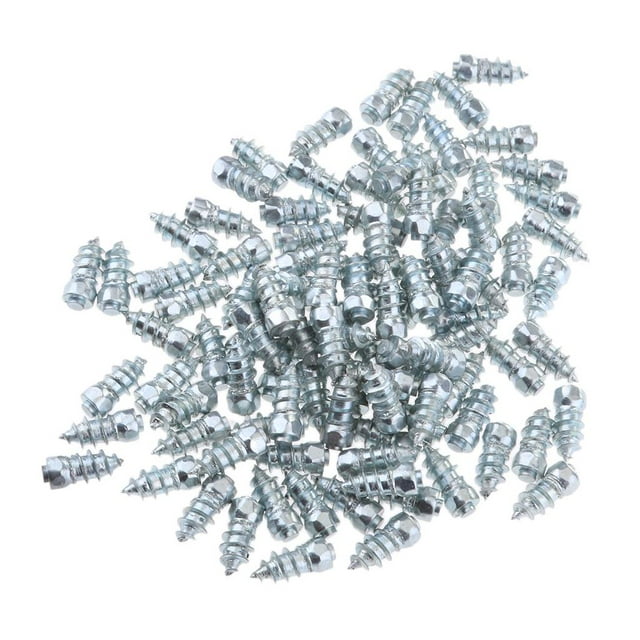 100pcs/Set 15 Motorcycle Car Tires Anti-Slip Screw Stud Tyre Snow s Studs, Alloy
