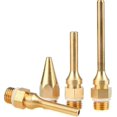thumbnail image 1 of Copper Glue Gun Nozzle Kit, 4 Thread Diameter Interchangeable Copper Nozzles For Hot Glue Gun Tools, 1 of 4