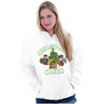 thumbnail image 3 of Smurfs Holiday Christmas Cheer Unisex Plus Size Hoodie Brisco Brands 2X, 3 of 5