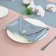 thumbnail image 2 of Efavormart 20"x20" Dusty Blue Wholesale SATIN Linen Napkins For Wedding Birthday Restaurant Party Tableware Decoration - 25 PCS, 2 of 11